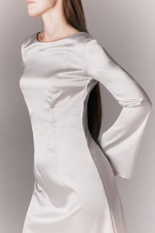 lily silk white dress Lily Silk Wedding Dress Save 50%